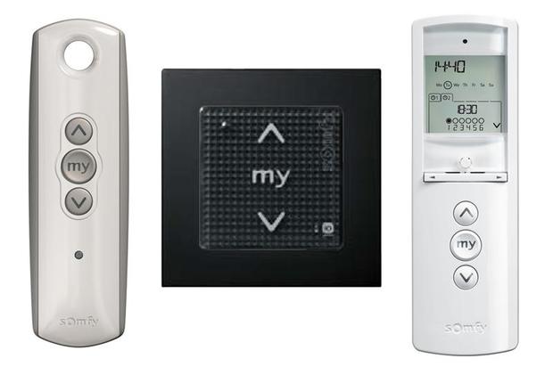 Моторизованный карниз для штор Somfy GLYDEA 35E DCT (штора до 10м)