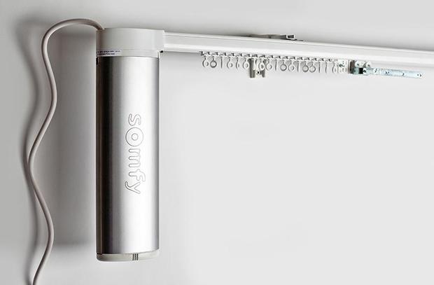 Моторизованный карниз для штор Somfy GLYDEA 35E DCT (штора до 10м)