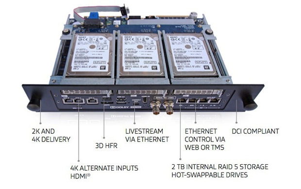 Видеосервер Dolby/Doremi IMS2000 (DCP)
