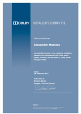 Dolby Atmos Sound Processor CP850